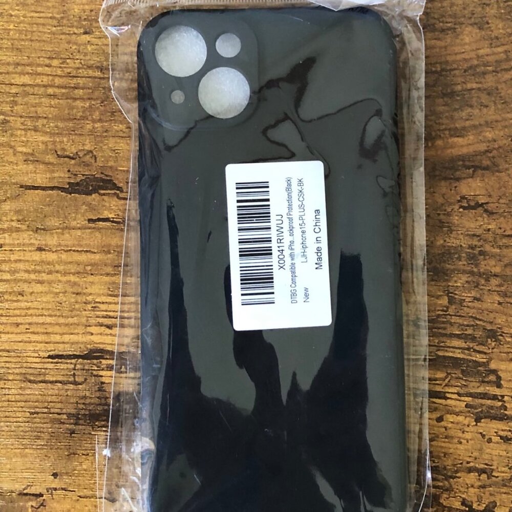 iphone 15 Plus Compatible Case (Black)